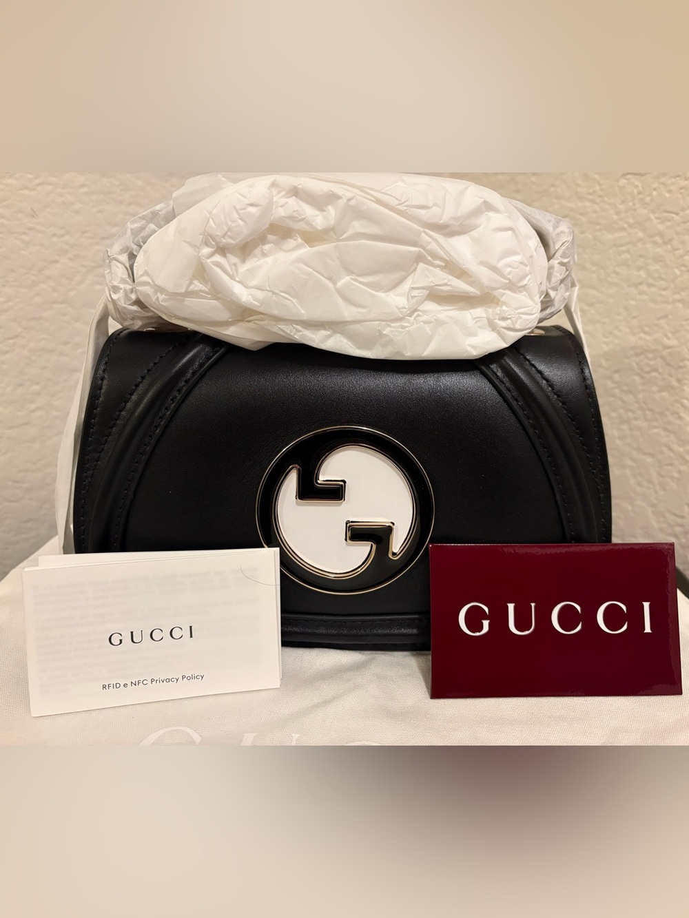 Gucci Blondie Small Black Handbag